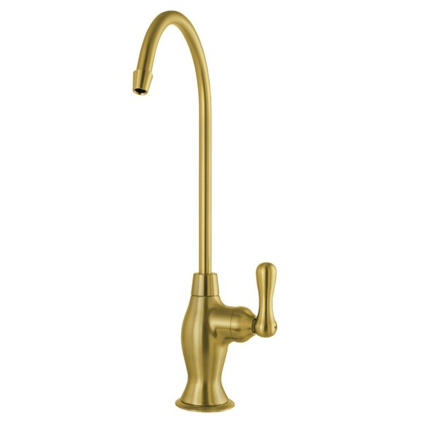 Kingston Brass KSAG3197AL Reverse Osmosis System Filtration Water Air Gap Faucet, Brushed Brass KSAG3197AL